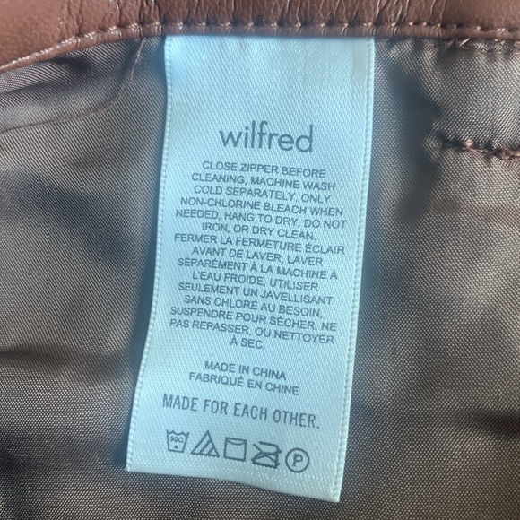 Wilfred faux leather slacks - Picture 9 of 11
